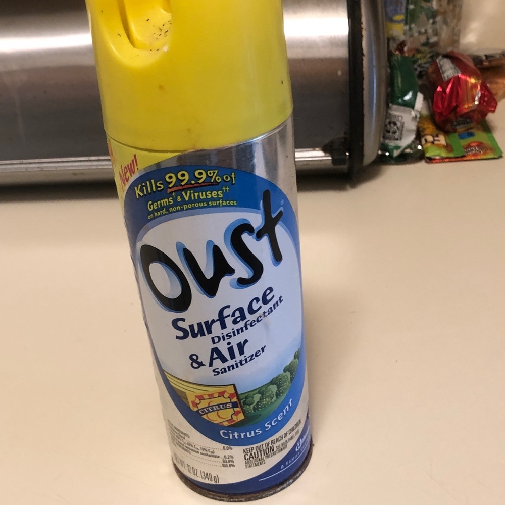 Surface & Air Disinfectant Citrus Scent - Yellow